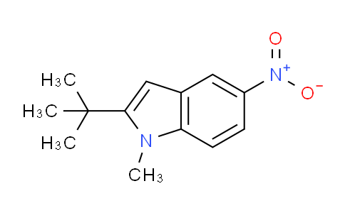 CAS No. 952664-81-2, 2-(tert-Butyl)-1-methyl-5-nitro-1H-indole