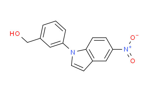 CAS No. 1349719-09-0, (3-(5-Nitro-1H-indol-1-yl)phenyl)methanol