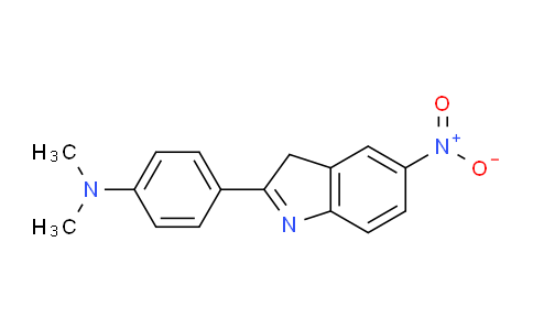 CAS No. 64109-85-9, N,N-Dimethyl-4-(5-nitro-3H-indol-2-yl)aniline