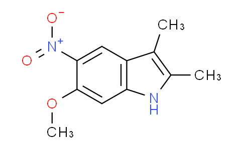 CAS No. 68289-70-3, 6-Methoxy-2,3-dimethyl-5-nitro-1H-indole