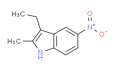CAS No. 60676-78-0, 3-Ethyl-2-methyl-5-nitro-1H-indole