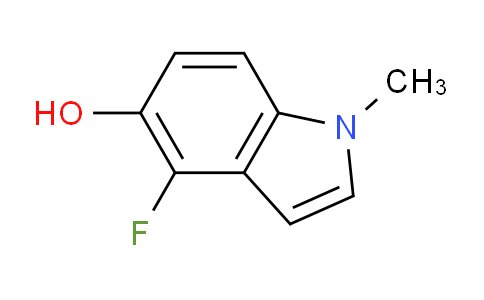 CAS No. 879093-15-9, 4-Fluoro-1-methyl-1H-indol-5-ol