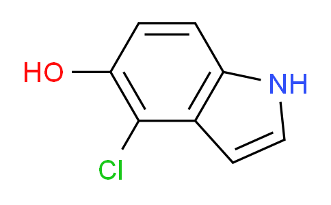 CAS No. 1203844-54-5, 4-Chloro-1H-indol-5-ol