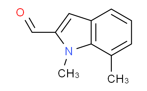 CAS No. 709649-50-3, 1,7-Dimethyl-1H-indole-2-carbaldehyde