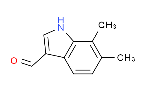CAS No. 1043601-73-5, 6,7-Dimethyl-1H-indole-3-carbaldehyde