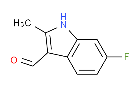 CAS No. 933747-88-7, 6-Fluoro-2-methyl-1H-indole-3-carbaldehyde