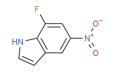 CAS No. 1167055-33-5, 7-Fluoro-5-nitro-1H-indole
