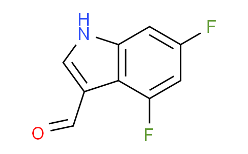 CAS No. 1158418-22-4, 4,6-Difluoro-1H-indole-3-carbaldehyde