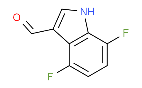 CAS No. 467457-06-3, 4,7-Difluoro-1H-indole-3-carbaldehyde