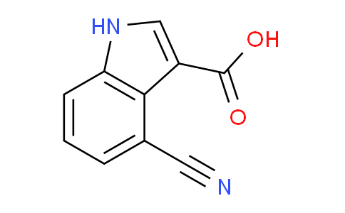 CAS No. 110811-33-1, 4-Cyano-1H-indole-3-carboxylic acid