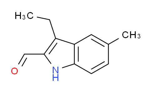 CAS No. 1134334-33-0, 3-Ethyl-5-methyl-1H-indole-2-carbaldehyde