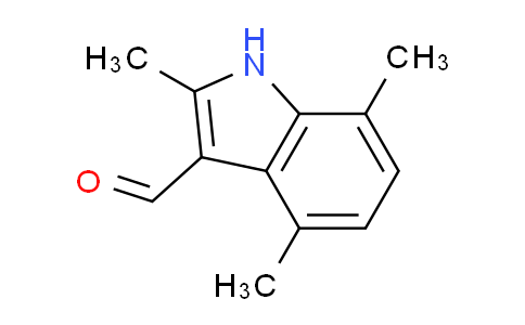 CAS No. 883547-98-6, 2,4,7-Trimethyl-1H-indole-3-carbaldehyde