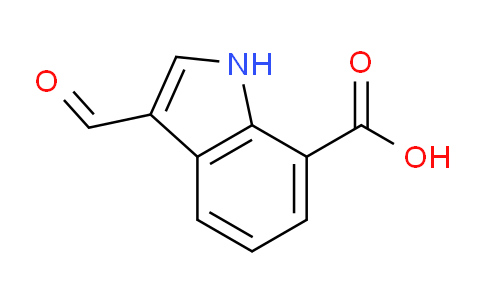 CAS No. 317854-65-2, 3-Formyl-1H-indole-7-carboxylic acid