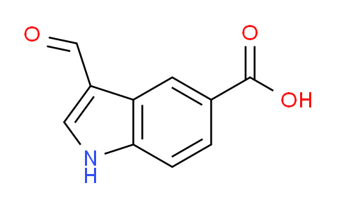CAS No. 148563-41-1, 3-Formyl-1H-indole-5-carboxylic acid
