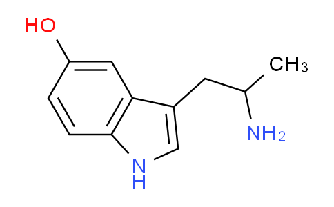 CAS No. 304-52-9, 3-(2-Aminopropyl)-1H-indol-5-ol