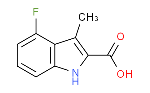CAS No. 1417357-90-4, 4-Fluoro-3-methyl-1H-indole-2-carboxylic acid