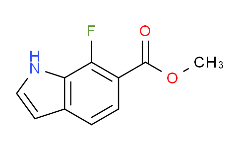 CAS No. 1427366-38-8, Methyl 7-fluoro-1H-indole-6-carboxylate