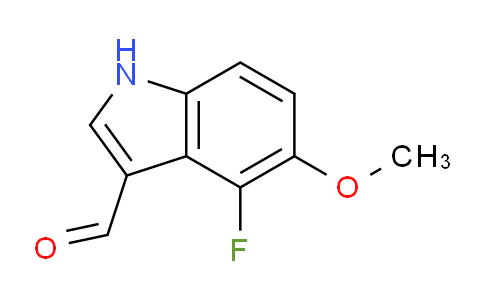 CAS No. 1227563-28-1, 4-Fluoro-5-methoxyindole-3-carboxaldehyde