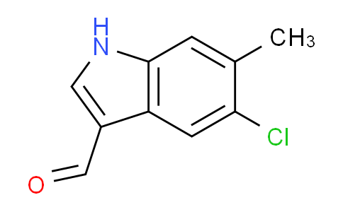 CAS No. 1935459-78-1, 5-Chloro-6-methyl-1H-indole-3-carbaldehyde