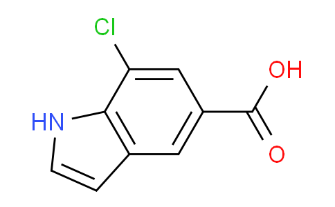 CAS No. 887591-41-5, 7-Chloro-1H-indole-5-carboxylic acid