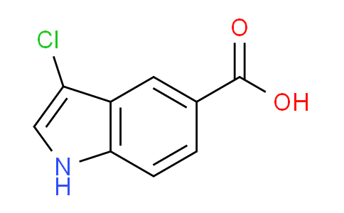 CAS No. 1224699-05-1, 3-Chloro-1H-indole-5-carboxylic acid