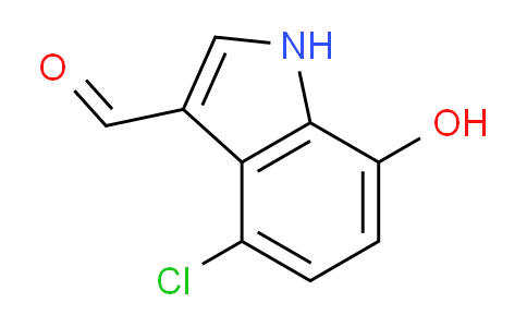CAS No. 1227575-45-2, 4-Chloro-7-hydroxy-1H-indole-3-carbaldehyde