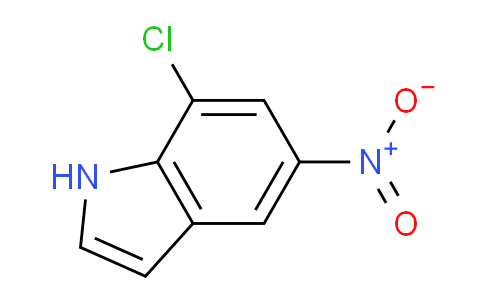 CAS No. 196205-09-1, 7-Chloro-5-nitro-1H-indole