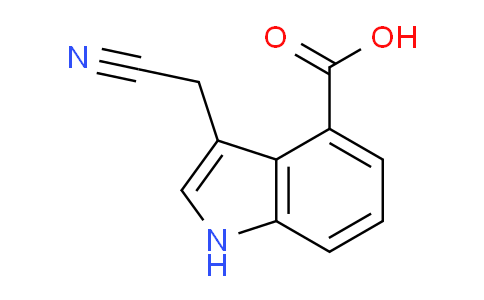 CAS No. 1555764-90-3, 3-(Cyanomethyl)-1H-indole-4-carboxylic acid