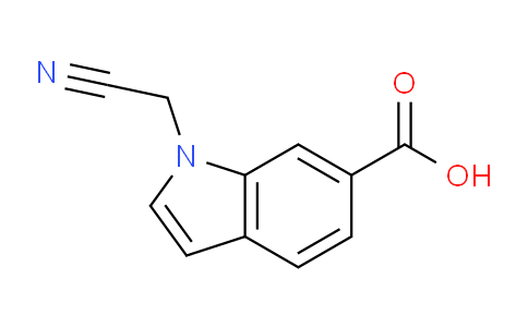 CAS No. 885266-70-6, 1-(Cyanomethyl)-1H-indole-6-carboxylic acid