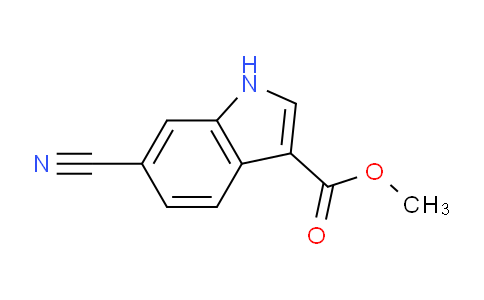 CAS No. 1357147-38-6, Methyl 6-cyano-1H-indole-3-carboxylate