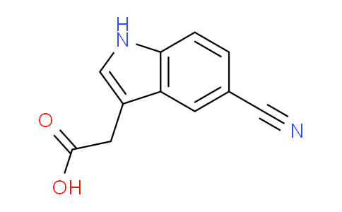 CAS No. 202124-89-8, 2-(5-Cyano-1H-indol-3-yl)acetic acid