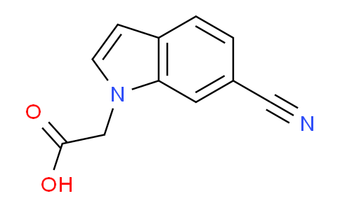 CAS No. 1030423-85-8, 2-(6-Cyano-1H-indol-1-yl)acetic acid