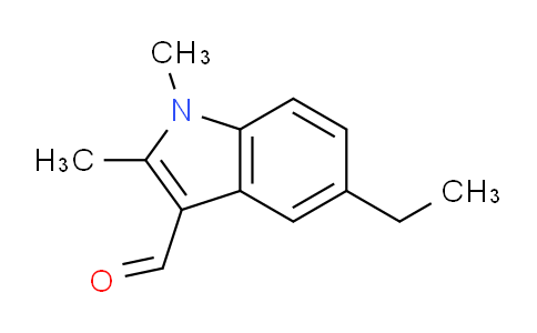 CAS No. 876716-52-8, 5-Ethyl-1,2-dimethyl-1H-indole-3-carbaldehyde