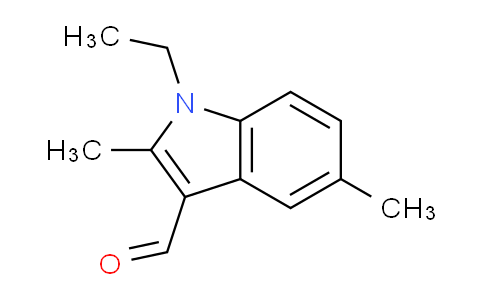 CAS No. 878656-31-6, 1-Ethyl-2,5-dimethyl-1H-indole-3-carbaldehyde