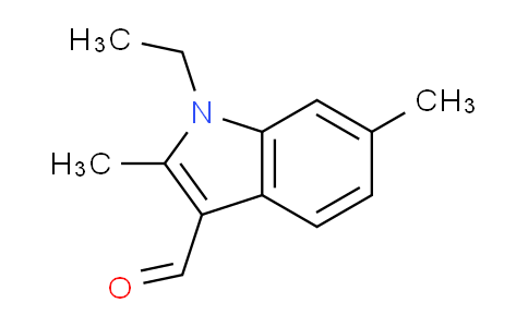 CAS No. 1134334-40-9, 1-Ethyl-2,6-dimethyl-1H-indole-3-carbaldehyde