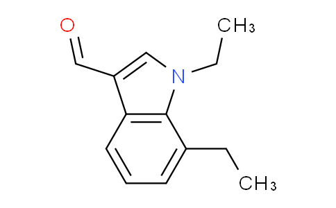 CAS No. 593237-08-2, 1,7-Diethyl-1H-indole-3-carbaldehyde