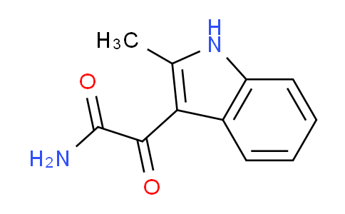 CAS No. 1080-83-7, 2-(2-Methyl-1H-indol-3-yl)-2-oxoacetamide