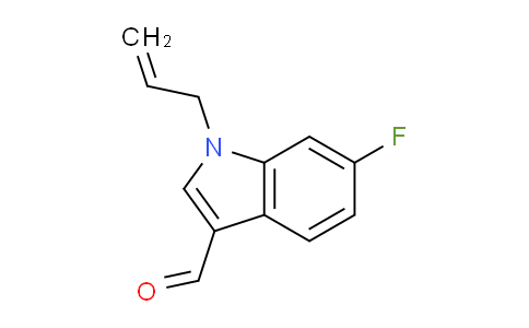 CAS No. 883543-88-2, 1-Allyl-6-fluoro-1H-indole-3-carbaldehyde