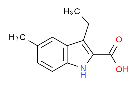 CAS No. 446830-65-5, 3-Ethyl-5-methyl-1H-indole-2-carboxylic acid