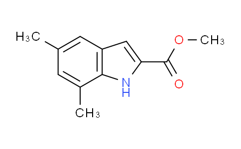 CAS No. 1158249-28-5, Methyl 5,7-dimethyl-1H-indole-2-carboxylate