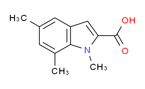 CAS No. 917748-96-0, 1,5,7-Trimethyl-1H-indole-2-carboxylic acid