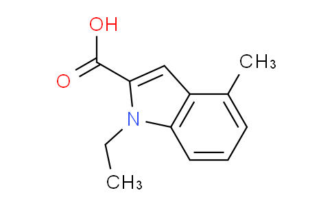 CAS No. 1228747-82-7, 1-Ethyl-4-methyl-1H-indole-2-carboxylic acid