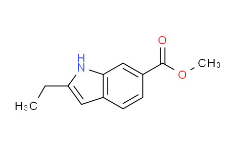 CAS No. 184150-81-0, Methyl 2-ethyl-1H-indole-6-carboxylate