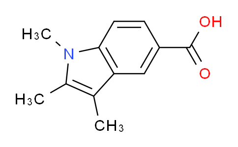 CAS No. 356773-97-2, 1,2,3-Trimethyl-1H-indole-5-carboxylic acid