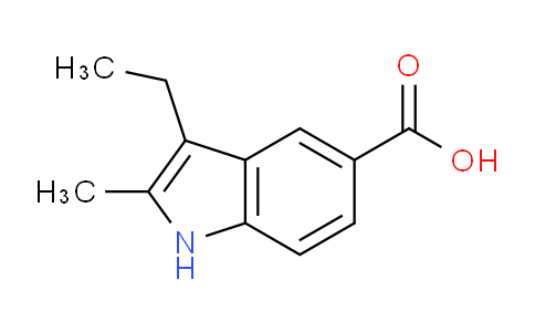 CAS No. 860360-01-6, 3-Ethyl-2-methyl-1H-indole-5-carboxylic acid