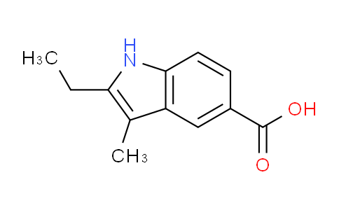 CAS No. 876715-50-3, 2-Ethyl-3-methyl-1H-indole-5-carboxylic acid