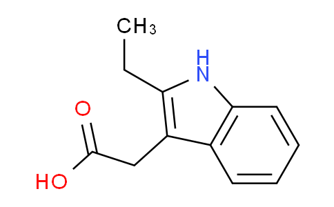 CAS No. 20955-89-9, 2-(2-Ethyl-1H-indol-3-yl)acetic acid