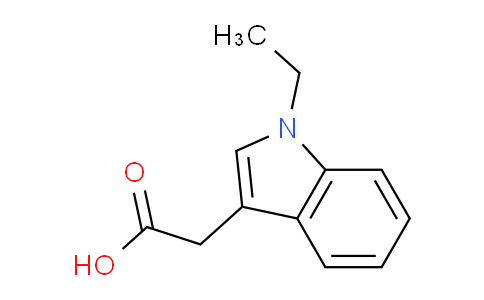 CAS No. 58690-18-9, 2-(1-Ethyl-1H-indol-3-yl)acetic acid