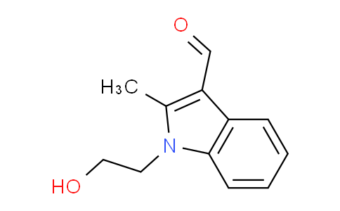 CAS No. 878431-50-6, 1-(2-Hydroxyethyl)-2-methyl-1H-indole-3-carbaldehyde