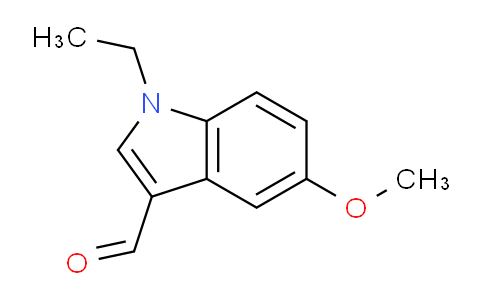 CAS No. 842975-56-8, 1-Ethyl-5-methoxy-1H-indole-3-carbaldehyde